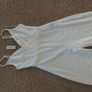 White Strappy Jumpsuit